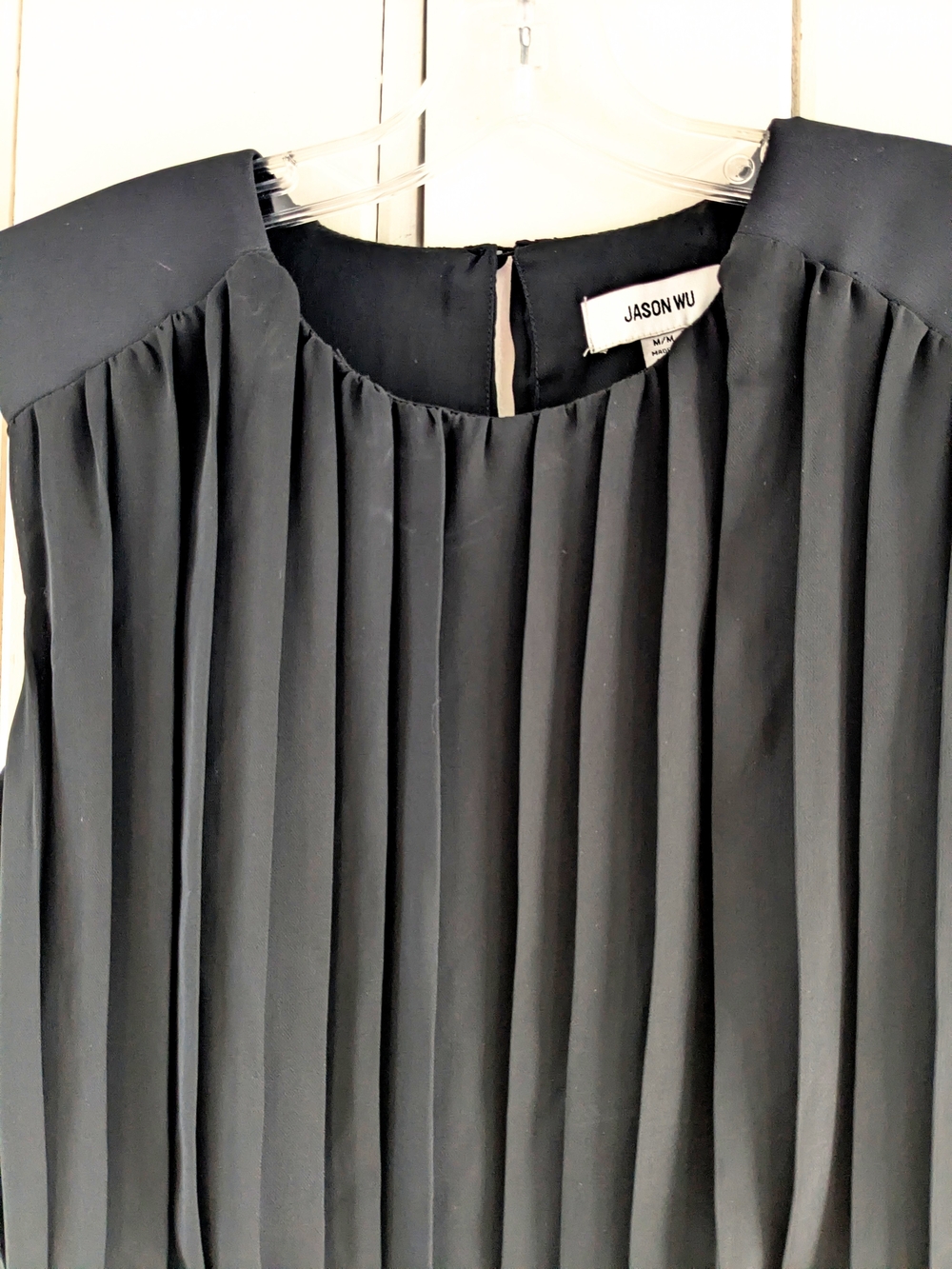 Jason Wu Pleated  Sleeveless Blouse sz M - Picture 5 of 12